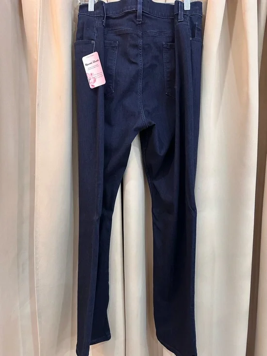 Paige Normandy Stretch Slim Fit Jeans in Dark Navy - Picture 3 of 8